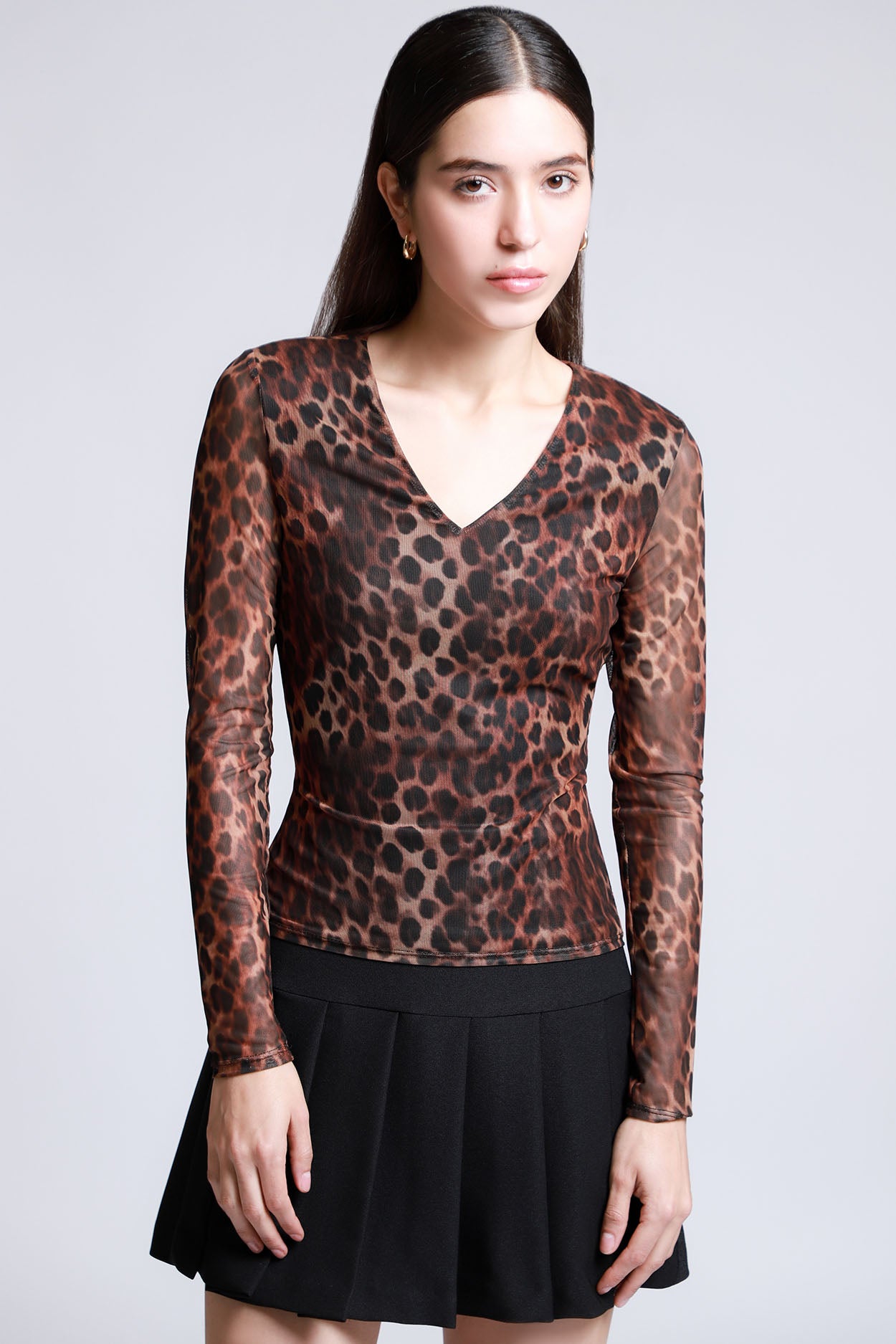 Blusa Mesh Animal Print – LOB - Main Image