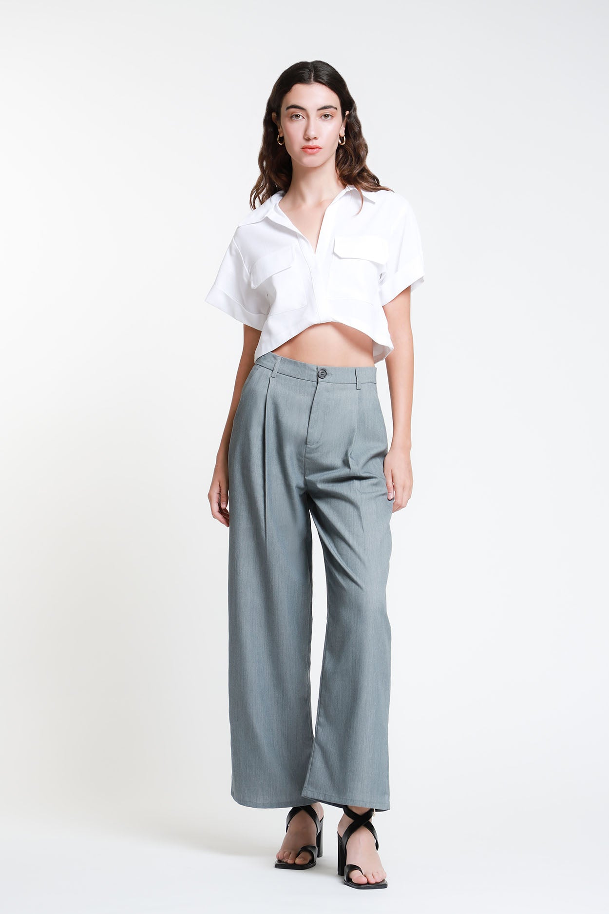 Pantalón Recto Pinzas Frontales – LOB - Main Image