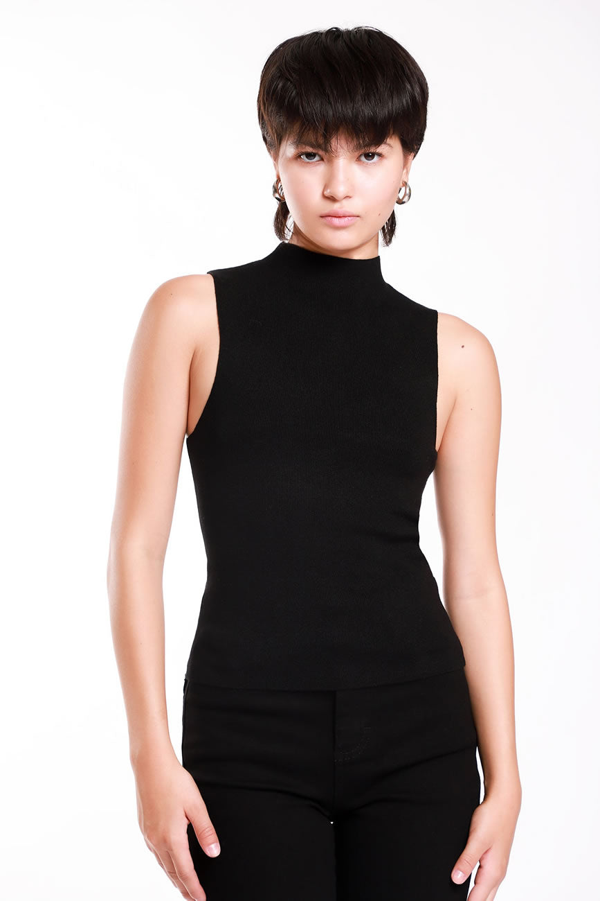 Blusas Juveniles Blusa Sin Hombros Negra LOB Blusa Tejida Sin