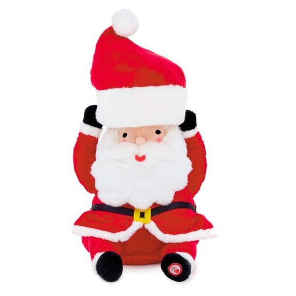 Peek-A-Boo Santa de peluche con sonido y movimiento, 13