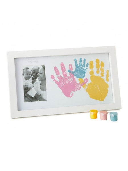 Portarretratos familiar personalizable y Kit de huella de manos
