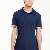 Playera Polo Rib En Mangas