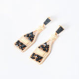 Aretes Cortos Botella Champagne