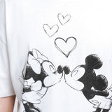 Playera Boxy "Mickey y Minnie"