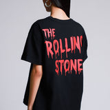 Playera Negra The Rollings Stone