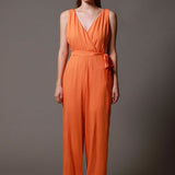 Jumpsuit Largo Escote Cruzado