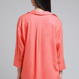 Blusa Camisera Lino