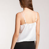 Blusa Satin Cuello V