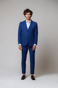 Azul Eléctrico Combinar Pantalon Azul Rey Hombre Traje Azul Rey