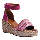 Sandalia Cuna Para Mujer Lob Footwear Rafia Rosa 51705462