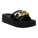 Sandalia Cuna Para Mujer Lob Footwear Pu Negro 52205466