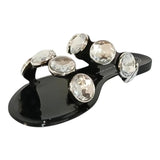 Sandalia Piso Para Mujer Lob Footwear Pvc Negro 53505494