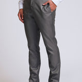 Pantalón Jogger Vestir Color Gris