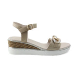 Sandalia Cuna Para Mujer Lob Footwear Pu Beige 57705018