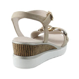 Sandalia Cuna Para Mujer Lob Footwear Pu Beige 57705018