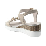 Sandalia Cuna Para Mujer Lob Footwear Pu Beige 57705018