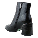 Botín Mujer Lob Patent Croc Negro 59404519