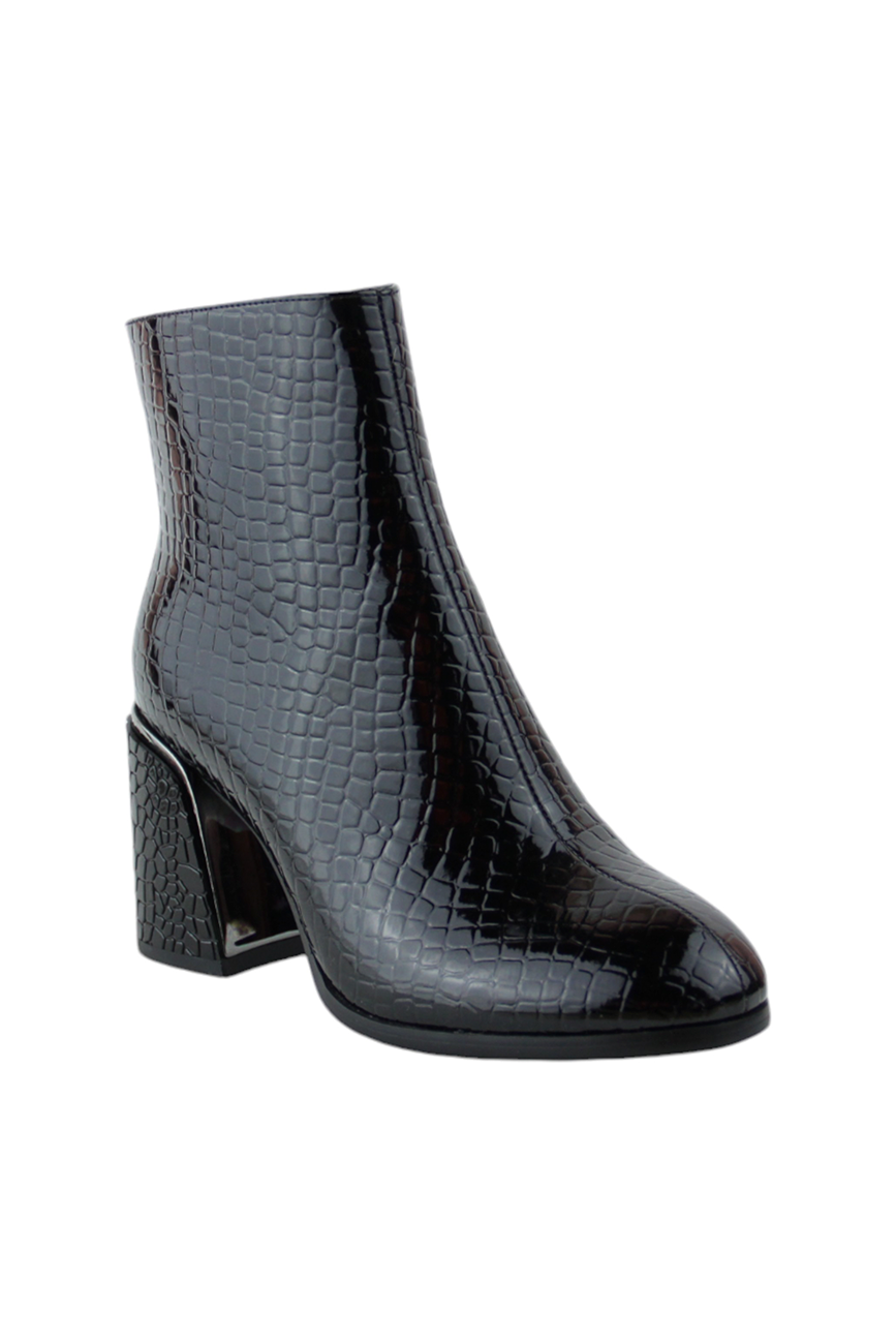 Botin Para Mujer Lob Footwear Patent Croc Negro 59404519 Size 26