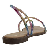 Sandalia Piso Para Mujer Lob Footwear Textile Multicolor 59705008