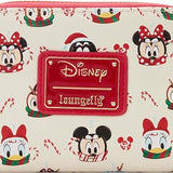 Loungefly Cartera Disney Tazas de Chocolate Caliente AOP Con Cremallera Envolvente