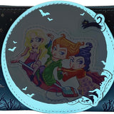 Loungefly Cartera con cremallera y póster de Disney Hocus Pocus