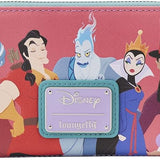 Loungefly Billetera Cartera Diseño Disney Con Cremallera Alrededor