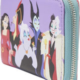 Loungefly Billetera Cartera Diseño Disney Con Cremallera Alrededor