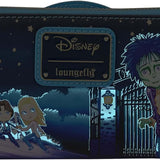 Loungefly Cartera con cremallera y póster de Disney Hocus Pocus