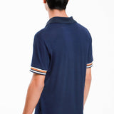 Playera Polo Rib En Mangas