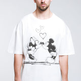 Playera Boxy "Mickey y Minnie"