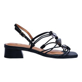 Sandalia Tacón Para Mujer Lob Footwear Gaspea Pronta Pelica Negro 86805058