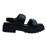 Sandalia Cuña Para Mujer Lob Footwear Pelica Negro 86805060
