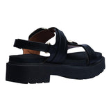Sandalia Cuña Para Mujer Lob Footwear Pelica Negro 86805060