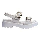 Sandalia Cuña Para Mujer Lob Footwear Pelica Blanco 86805061