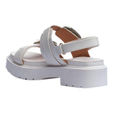 Sandalia Cuña Para Mujer Lob Footwear Pelica Blanco 86805061