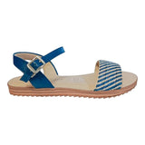 Sandalia Piso Para Mujer Lob Footwear Tira Pronta Floather Azul 86805071