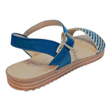 Sandalia Piso Para Mujer Lob Footwear Tira Pronta Floather Azul 86805071