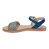 Sandalia Piso Para Mujer Lob Footwear Tira Pronta Floather Azul 86805071