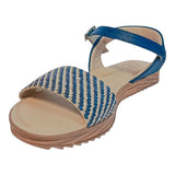 Sandalia Piso Para Mujer Lob Footwear Tira Pronta Floather Azul 86805071