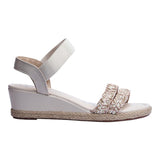 Sandalia Cuna Para Mujer Lob Footwear T Pronta Elast Turim Beige 86805074