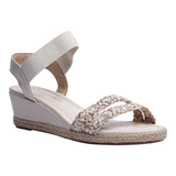 Sandalia Cuna Para Mujer Lob Footwear T Pronta Elast Turim Beige 86805074
