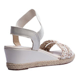 Sandalia Cuna Para Mujer Lob Footwear T Pronta Elast Turim Beige 86805074