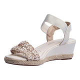 Sandalia Cuna Para Mujer Lob Footwear T Pronta Elast Turim Beige 86805074