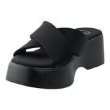 Sandalia Cuna Para Mujer Lob Footwear Lickra Negro 90605043