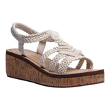 Sandalia Cuna Para Mujer Lob Footwear Crochet Beige 90605046