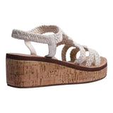 Sandalia Cuna Para Mujer Lob Footwear Crochet Beige 90605046