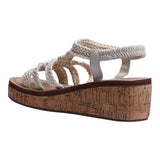 Sandalia Cuna Para Mujer Lob Footwear Crochet Beige 90605046