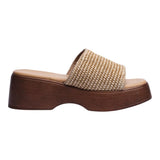 Sandalia Cuna Para Mujer Lob Footwear Rafia Beige 90605047