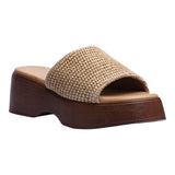 Sandalia Cuna Para Mujer Lob Footwear Rafia Beige 90605047