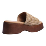 Sandalia Cuna Para Mujer Lob Footwear Rafia Beige 90605047